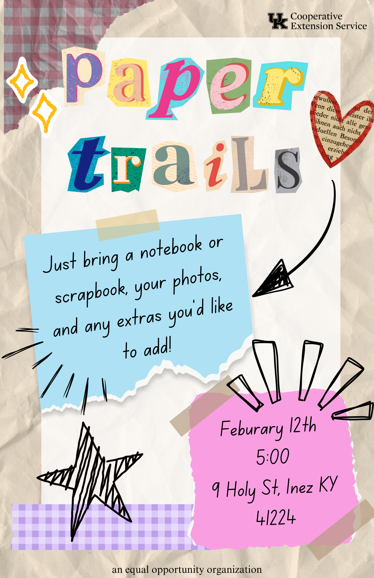 scrapbooking flyer