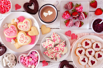 valentine strawberry sweets